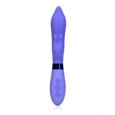 Loveline Silicone Pointed Rabbit Vibrator (paars)
