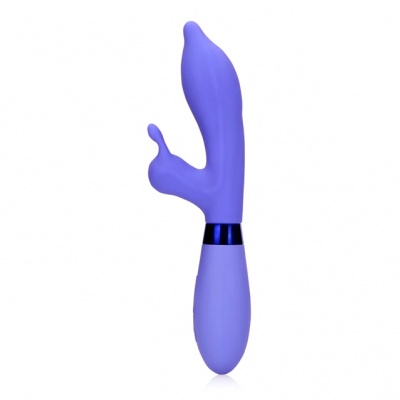 Loveline Silicone Pointed Rabbit Vibrator (paars)
