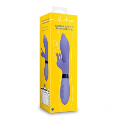 Loveline Silicone Pointed Rabbit Vibrator (paars)