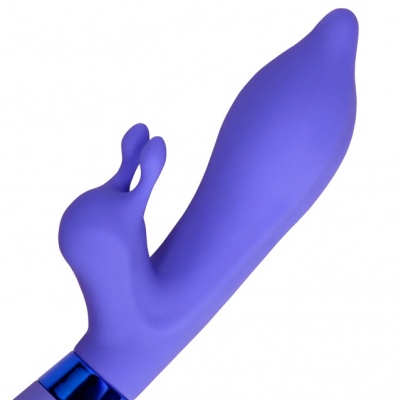 Loveline Silicone Pointed Rabbit Vibrator (paars)