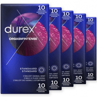 Durex Orgasm' Intense Condooms  — 40st + 10st GRATIS